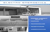 ENERGY CONNECT WITH US - Electro Energetica · 2017-06-12 · Soluţiicomlplete Îniluminat ISTORIC Compania ELECTRO ENERGETICA a luat ființăînanul 2006 cu scopul de a acoperi