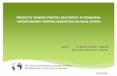 Proiecte fanion pentru Bucuresti si Romania: oportunitati ...business-review.eu/wp-content/uploads/2014/06/CEP_-PREZENTARE-REALTY.pdf · Se maturizeaza industria imobiliara, iesim