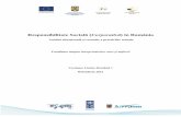 Responsibilitate Socială Corporativă) în RomâniaResponsibilitate Socială (Corporativă) în România –Draft 1, 16 Decembrie 2011, Română 3 | Analiză situaţională şi recenzie