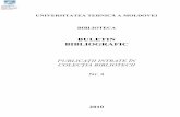 BULETIN BIBLIOGRAFIC - UTMlibrary.utm.md/Editat/BIBLIOTECA/Bibliografii/Buletin... · 2010-12-08 · universitatea tehnicĂ a moldovei biblioteca buletin bibliografic publicaŢii