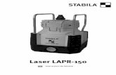 Laser LAPR-150 · 2020-01-17 · poate fi distinsă cu ochiul liber. ... Sistemul optic de deviere Colier de protecţie şi de prindere O O +49 / 63 46 / 3 09-0 ro. Reglarea şi alinierea