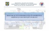 RISCURI ŞI VULNERABILITĂŢI ÎN DOMENIUL …...Posibile atentate la securitatea aeroporturilor A 24-a Conferinţă & Adunare Generală a Asociaţiei Aeroporturilor din România 3