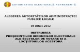 ALEGEREA AUTORITĂȚILOR ADMINISTRAȚIEI … presedinti...organizare a alegerilor pentru autorităţile administraţiei publice locale din anul 2012; HOTĂRÂREA B.E.C. nr. 21/H/02.05.2012