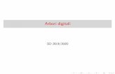 Arbori digitali - profs.info.uaic.rosd/curs/curs-12.pdf · Arbori digitali I Structur a de date care se bazeaz a pe reprezentarea digital a a elementelor I Un arbore cu r adacin a