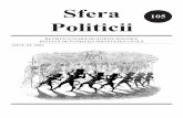 Sfera 105 Finalrevistasferapoliticii.ro/sfera/pdf/Sfera_105.pdf · 2007-01-05 · schimbarea liderului [n PD afecteaz`, ]i se pare c` va afecta [n continuare cota electoral` a acestui