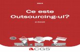 Ce este Outsourcing-ul - romania.cgsinc.com · Ce înseamnă ca industrie? ÎnRomânia, aceastăindustrie s-a dezvoltat începândcu 2003 șiastăzise poate vorbi de un numărde peste