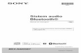 Sistem audio Bluetooth®download.sony-europe.com/pub/manuals/eu/MEX-N4000BT_OI_RO.pdf · 5 Prezentarea părților componente și a butoanelor Butonul cu numărul 3/ (Repeat) are un