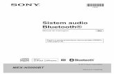 Sistem audio Bluetooth®download.sony-europe.com/pub/manuals/EVE/MEXN5000BT_OI_RO.pdfVeriﬁ cați numerele seriale din partea de jos a unității și din spatele panoului frontal