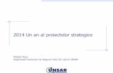 2014 Un an al proiectelor strategice - UNSARunsar.ro/wp-content/uploads/2014/06/Madalin_ROSU_FIAR2014.pdfaferente asigurarii obligatorii RCA si imposibilitatea calcularii corecte a
