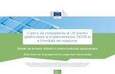 Cuprins · Web viewCadrul de competențe al UE – Glosar de termeni utilizați în instrumentul de autoevaluare 8 Versiunile documentului Versiunea Data V1 3 noiembrie 2017 Cuprins