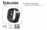 R Senzor de activitate AS 97 Instrucțiuni de utilizare 2...pe ecran, funcția Bluetooth® este dezactivată la nivelul senzorului de activitate. 6.3 Frecvența cardiacă Senzorul