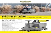PROMOȚIA DE TOAMNĂ - PENTAGON ROMANIA Profi toamna... · Mașină de măturat-aspirat cu post de conducere KM 85/50 R Bp Pack (în dotarea standard cu baterii și încărcător)