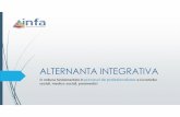 Alternanta integrativa in cadrul INFA · 2015-12-03 · 1 - Definitii Alternanta integrativa este un proces de profesionalizare care pune in relatie practica, conceptualizarea, precum