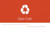 Clean Code - ASEacs.ase.ro/Media/Default/documents/cts/zamfiroiu/curs2018...Reguli de Clean Code în metode •Orice metodă e indicat să aibă cel mult trei niveluri de structuri