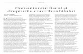 ccfiscali.roccfiscali.ro/content/editoriale/editorial-34.pdfeditorial Consultantul fiscal si drepturile contribuabilului DUDA$, Membru - Consiliul Superior al CCF repturile contribuabililor