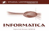INFORMATICA - Babeș-Bolyai University · Universitatis Babe˘s-Bolyai, Series Informatica for accepting to publish the Contributions to ICFCA 2014 as a special issue of this journal,