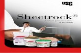 Sheetrock · Gleturile gata preparate SHEETROCK® sunt produse de peste o jumãtate de secol. Ele au fost introduse pe pia ã în anul 1953 prin firma USG i de atunci a început uimitoarea