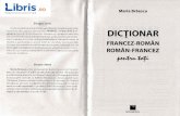 Dictionar francez - roman, roman - francez pentru toti ... francez - roman, roman - francez... Title: Dictionar francez - roman, roman - francez pentru toti - Maria Braescu Author: