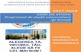 GHID DE STUDII - URA - IM - Ghid Studii Licenta IM.pdfpersoană juridică de drept privat şi de utilitate publică, parte a sistemului naţional de învăţământ, fondată în anul