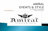 Amiral Events & Style este - Restaurante Nunti Amiral meniuri 2015.pdf · dansul mirilor Sonorizare cu Dj Pachete pentru acasă la sfârșitul evenimentului Pachet foto-video, staroste