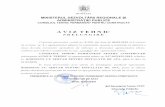 ROMANIA MINISTERUL DEZVOLTÅRII REGIONALE ...rwn.ro/wp-content/uploads/2018/06/AVIZ-VANE-PRELUNGIRE.pdfROMANIA MINISTERUL DEZVOLTÅRII REGIONALE ADMINISTRATE PUBLICE CONSILIUL TEHNIC