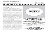 28 NOIEMBRIE 2010 VOTATcolonita.eu/wp-content/uploads/ziar/Colonita_2.pdf2 |ŞTIRI Lot de pe lângă casă = teren pentru construcţii În urma unei modificări a unui articol din