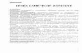 LEGEA CAMERELOR AGRICOLE - APIVS agricola/proiect_legea...derulează activităţi din domeniul agriculturii şi conexe; (iii) Numerotarea circumscripţiilor electorale din fiecare