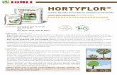 HORTYFLOR - Fomet · mare de nutrienti si o parte considerabila pentru imbunatatirea generala a structurii si fertilitatii solului. ... pe teren si incorporat la o adancime minima