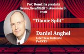 PwC România prezintă Anghel_Titanic Split.pdf · PwC Veniturile TVA în România vs. Decalaj TVA 4.00 % 1,56 % 2,89 % 1,49 % 2,28 % Polonia Cehia Slovacia Ungaria România Decalajul