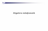 Algebra relaţionalăbd.ac.tuiasi.ro/Doc/curs/Curs_03.pdfAlgebra relaţională Se bazează pe o colecţie de operatori ce sunt aplicaţi relaţiilor, producând relaţii. Operatorii