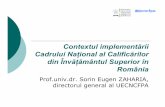 Contextul implementării Cadrului NaŃional al ... · Cadrul general al calificărilor din SpaŃiul European al ÎnvăŃământuluiSuperior Leuven 2009 “Dezvoltarea cadrelor naŃionale