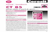 Ceresit - Ceretherm CT 85 - Depozit-Online.ro CT 85... · 2012-10-01 · în zonele adiacente col†urilor clådirii, 2 m pe fiecare parte. În acele zone numårul de dibluri trebuie