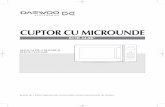CUPTOR CU MICROUNDE - Daewoo Electronics · ï Consum Ón standby este curentul electric consumat de aparatele electronice atunci c‚nd acestea nu func˛ioneaz„, dar sunt conectate