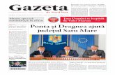 Ponta şi Dragnea ajută - Gazeta de Nord-Vest...Sâmbătă, 15 iunie 2013, Anul XXIV, Nr. 6905, editat la Satu Mare, 16 pagini, 1 leu Ţara oaşului se leapădă de Valer Marian Pag.