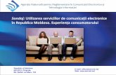 Sondaj: Utilizarea serviciilor de comunicații electronice ...în Republica Moldova. Experiența consumatorului . Date despre sondaj ... Utilizarea telefoniei mobile Sondaj: Utilizarea