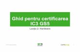 Ghid pentru certificarea IC3 GS5 · Obiectivele lecției •Interacțiunea dintre driver-ele dispozitivelor hardware, firmware și platforme •Unități de măsurare comune, utilizate
