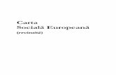 › consiliul europei › 4_carta.pdf Carta Socială Europeană3 Carta Socială Europeană (revizuitá) Strasbourg, 3 mai 1996 PREAMBUL Guvernele semnatare, membre ale Consiliului