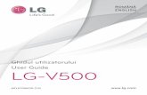 Ghidul utilizatorului LG-V500gscs-b2c.lge.com/downloadFile?fileId=KROWM000569697.pdftransmiţând la cel mai ridicat nivel de putere, în toate benzile de frecvenţă utilizate. •