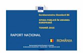 RAPORT NAȚIONAL ROMÂNIA - European …Mediul înconjurător, problemele climatice și energetice Impozitarea Sistemul de îngrijire a sănătăţii și de securitate socială Pensiile