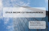 ETICA INCEPE CU TRANSPARENTAunsar.ro/wp-content/uploads/2014/05/Marius-Popescu-CFA... · 1. Formular de analiza a nevoilor 2. Profil de risc 3. Prospect 4. Proiectie Europa – PRIPs