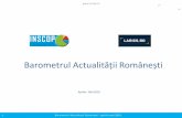 Aprilie - Mai 2019 · 3 Barometrul Actualitatii Romanesti–aprilie-mai 2019 Vă voi citi o listă cu personalităţile care ar putea candida pentru funcţia de Preşedinte al Romaniei