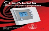 Termostat ambiental programabil - ROINSTAL DE... · o caracteristică de protecţie suplimentară, dar nu ar trebui să fie folosit în loc de un termostat de îngheţ instalat corect,