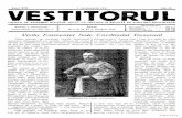Anul XÎIÎ. 1 Octomvrie 1937 No 19. VESTITORULdocumente.bcucluj.ro/web/bibdigit/periodice/... · litane de Alba lulia şi Făgăraş. Cardinalii Bourne ... pentru Biserica Orientală,