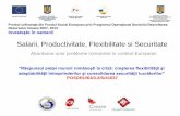 Proiect cofinanţat din Fondul Social European prin Programul ... · Evolutiile pe termen lung ale castigului salarial mediu brut in Romania , exprimat in US$ la cursul de schimb