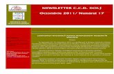NEWSLETTER C.C.D. DOLJ Octombrie 2011/ …ccddj.ro/documents/NEWSLETTER_oct_2011.pdfVineri, 28 octombrie 2011, orele 11.00 – 16.00, Casa Corpului Didactic Dolj, Inspectoratul Şcolar