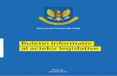 Serviciul Fiscal de StatAplicarea normelor de tehnică legisla-tivă proiectelor de acte normative cu privire la înche-ierea, suspendarea, denunţarea sau stingerea tratate-lor internaţionale