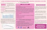 Depistarea precoce a cancerului de sân creste pnsa de ... · LUNA INTERNATIONALÄ DE CONSTIENTIZARE DESPRE CANCERUL DE sÂN in cancerul de san reprezenta in 2018 1/4 din toate cazurile