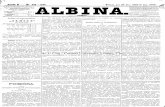 FOISIORA.documente.bcucluj.ro/web/bibdigit/periodice/albina/1867/...Anevoia se petrece veri o fapta, fie buna fie rea, care se nu-si gasésca lau-datorii sei, din causa cà si omenii
