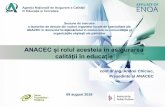 ANACEC și rolul acesteia în asigurarea calității în educațieipp.md/wp-content/uploads/2018/08/3.-Prezentare-Chiciuc-Andrei.pdf · ANACEC și rolul acesteia în asigurarea ...