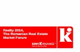 Realty 2014, The Romanian Real Estate Market Forumbusiness-review.eu/wp-content/uploads/2014/06/KIWI... · Ne aflam la inceputul unui nou ciclu de crestere Ce locuinta poate cumpara
